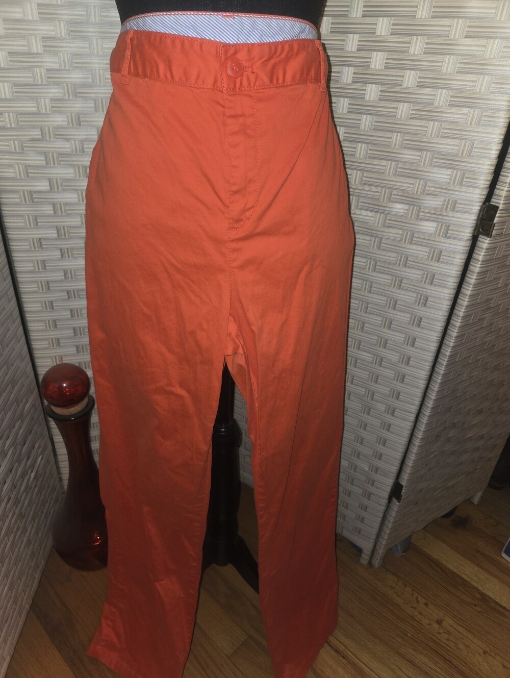L.L. Bean Women's True Orange Cotton Chinos